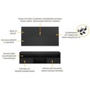 Ver imagem 4 de Rack com Painel e Suporte TV 65" Flórida Multimóveis V3112