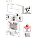 Ver imagem 5 de Rack com Painel e Suporte TV 65" Flórida Multimóveis V3112