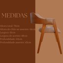 Ver imagem 7 de Kit 8 Poltronas Lux Ergônomicas Revestida em Durango para Recepções & Sala de Estar