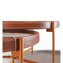 Ver imagem 4 de Kit Mesa de Centro Aqua com Espelho Cobre - Imcal