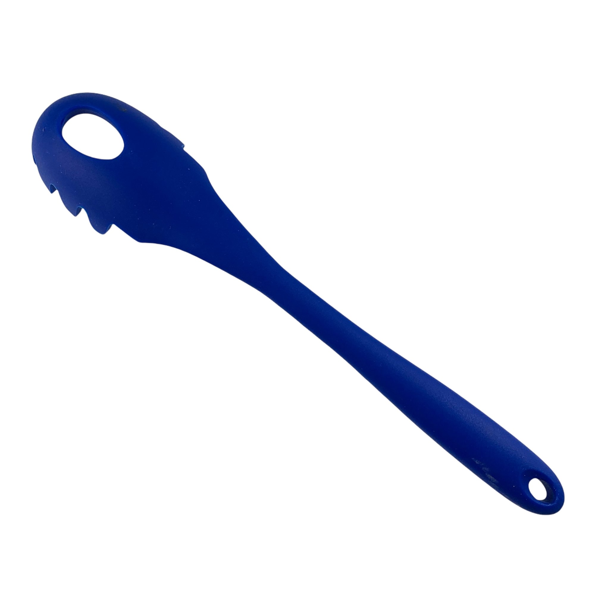 Pegador de Macarrão Massas em Silicone Utensílio para Cozinha Azul - 2