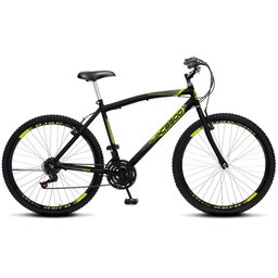 Bicicleta Cazelle Cb 500, Aro 26 Comum Natural, 36 Raias, 18 Marchas, Freios V-brake e Suporte de Gu - 1