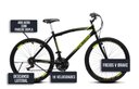 Ver imagem 5 de Bicicleta Cazelle Cb 500, Aro 26 Comum Natural, 36 Raias, 18 Marchas, Freios V-brake e Suporte de Gu