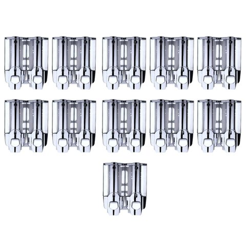 Dispenser Duplo Kit 11 Unidades Sabonete Liquido Shampoo Alcool Gel Banheiro Shopping Hotel Restaura