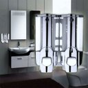 Ver imagem 6 de Dispenser Duplo Kit 11 Unidades Sabonete Liquido Shampoo Alcool Gel Banheiro Shopping Hotel Restaura