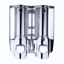 Ver imagem 3 de Dispenser Duplo Kit 11 Unidades Sabonete Liquido Shampoo Alcool Gel Banheiro Shopping Hotel Restaura