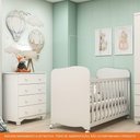 Ver imagem 6 de Quarto de Bebê com Cômoda 4 Gavetas Berço Junior Uli Móveis Peroba Branco