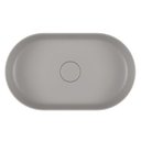 Ver imagem 2 de Cuba de Apoio Deca Oblonga 50cm Cinza Antracite L.14050.85