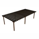 Ver imagem 1 de Kit Policarbonato Fume 4mm 12,00m X 3,00m - Perfis Naturais