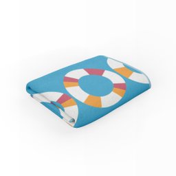 Toalha de Praia Banho Piscina Macia Aveludada 140x70cm Estampa 15 Boias - 2