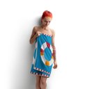 Ver imagem 5 de Toalha de Praia Banho Piscina Macia Aveludada 140x70cm Estampa 15 Boias