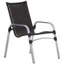 Ver imagem 1 de Cadeira Emily em Alumínio e Fibra Sintética Trama Original