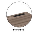 Ver imagem 5 de Complemento da Mesa Plataforma Pé Painel 120x60 Pe40 Preto-walnut
