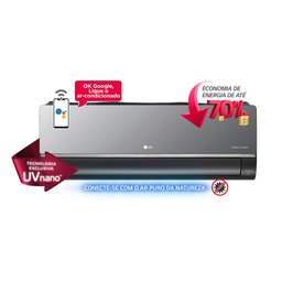 Ar-Condicionado Split LG Dual Inverter Voice Artcool Uv Nano 9.000 Quente/Frio 220V S4-W09Jarxa - 1
