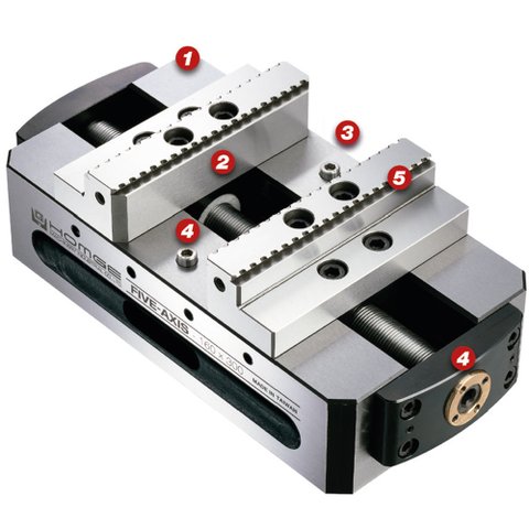 Morsa Autocentrante Ajustável Modelo Asc-100x125"