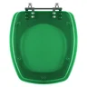 Assento Sanitário Poliester Thema Verde Translucido para vaso Incepa - 1
