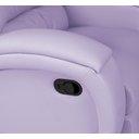 Ver imagem 5 de Poltrona Cadeira Imperial Zero Wall Reclinável Corano com Massageador Lilás Império