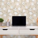 Ver imagem 1 de Papel de Parede Ramos e Formas 3 Arte Destaque 3 Metros