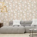 Ver imagem 2 de Papel de Parede Ramos e Formas 3 Arte Destaque 3 Metros