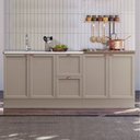 Ver imagem 1 de Kit Olívia 2 Balcões para Pia e Cooktop Poliman Móveis