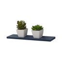 Ver imagem 1 de Prateleira 40 x 15cm azul Suporte Invisível