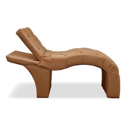 Maca Estética Luxo Reclinável em Capitonê Marrom/caramelo Profissional Bz Home Decor - 3