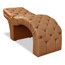 Ver imagem 5 de Maca Estética Luxo Reclinável em Capitonê Marrom/caramelo Profissional Bz Home Decor