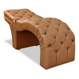 Maca Estética Luxo Reclinável em Capitonê Marrom/caramelo Profissional Bz Home Decor - 5