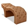 Maca Estética Luxo Reclinável em Capitonê Marrom/caramelo Profissional Bz Home Decor - 5
