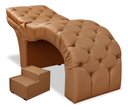 Ver imagem 6 de Maca Estética Luxo Reclinável em Capitonê Marrom/caramelo Profissional Bz Home Decor