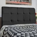 Ver imagem 4 de Cabeceira Cama Box Casal Queen Luna 160Cm Preto