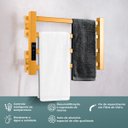 Ver imagem 4 de Toalheiro Elétrico Térmico Aquecido 30x 45 Dourado 220v