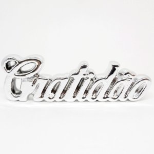 Kit 3 Enfeites Decorativos para Sala Quarto Rack Mesa Palavras Positivas Presentes Criativos Cor:pra