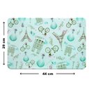 Ver imagem 5 de 8 Jogo Americano Romantic Paris Impermeável Pvc 8 Lugares