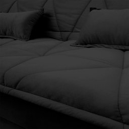 Sofá Cama Estoril 1,90m Suede Velut - King House - 5