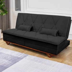 Sofá Cama Estoril 1,90m Suede Velut - King House