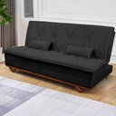 Ver imagem 1 de Sofá Cama Estoril 1,90m Suede Velut - King House