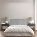 Ver imagem 2 de Cabeceira Capitonê Casal 140cm Jade Suede Cinza Slk Decor