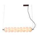 Ver imagem 1 de Pendente Bella Ml018 Cloud Branco/ Dourado 18x109x18cm 40w 3000k 2200lm