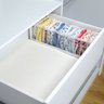 Kit 6 Organizadores Calcinhas Meias Cuecas Transp Branco - 3