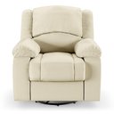 Ver mais imagens de Poltrona do Papai Reclinável Sala de Cinema Madrid Glider Manual Giratória Pu Bege G26