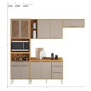 Ver imagem 3 de Cozinha Modulada Plena 4 Peças Cinamon Nude Prime Tx - Demóbile