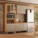 Ver imagem 6 de Cozinha Modulada Plena 4 Peças Cinamon Nude Prime Tx - Demóbile