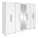 Ver imagem 3 de Guarda-roupa Casal 8 Portas Easy Slim com Espelho e Pés
