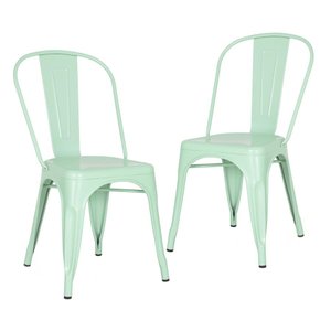Kit 2 Cadeiras Iron Tolix - Verde Claro