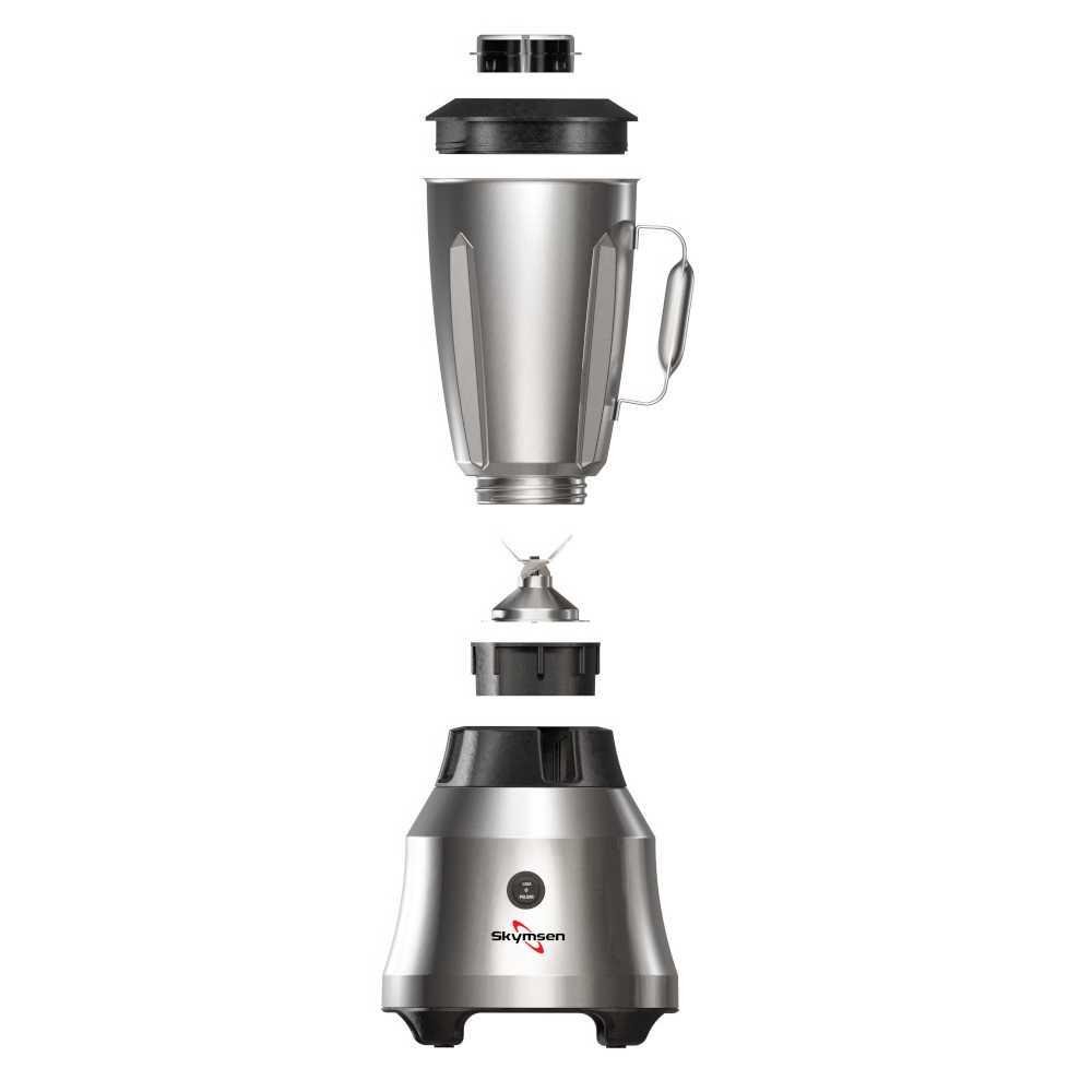 Liquidificador Alta Rotação 1,5 Litros Inox Copo Monobloco Li1.5 220v - Skymsen - 3