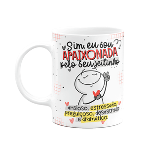 Caneca Funny Namorados - Sou Apaixonada Pelo Seu Jeitinho