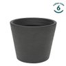 Vaso Terra Cone Fosco 55x46cm - Caixa Master 6 Unidades - 1