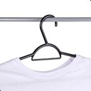 Ver imagem 5 de Kit Cabide Plástico Adulto 40cm Preto Sanremo 20 Unidades