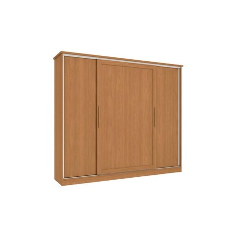 Guarda Roupa 4 Portas de Correr e 4 Gavetas N565 Flex Canela/canela ou Macadamia - Kappesberg